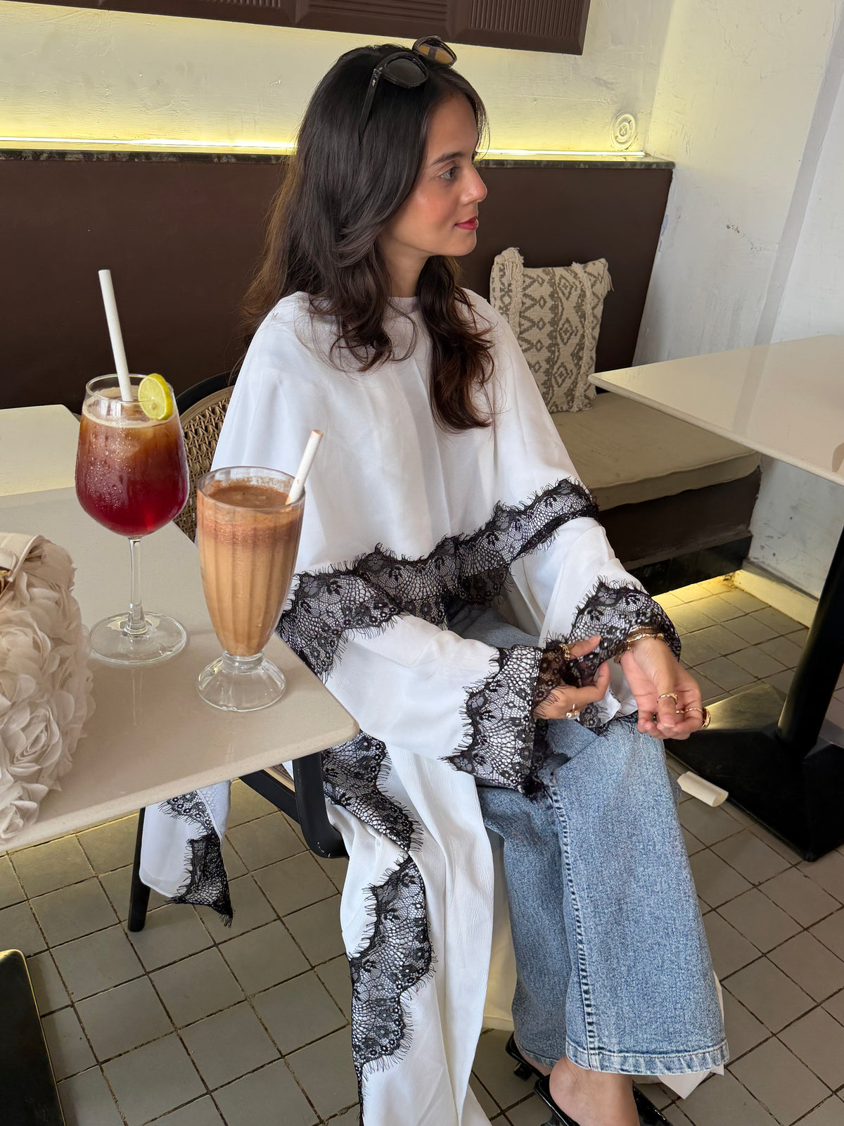 Swan Abaya